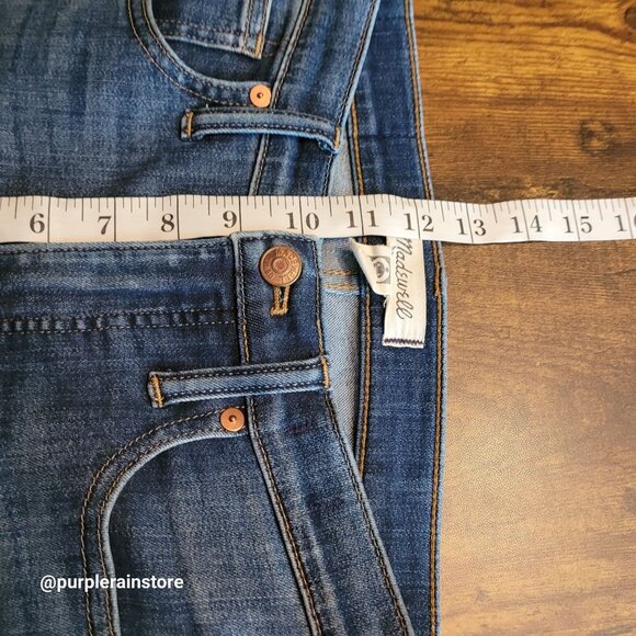 Madewell Jeans Size 28 Skinny 10" High Rise Tummy Control Danny Wash G7391 - Picture 10 of 13